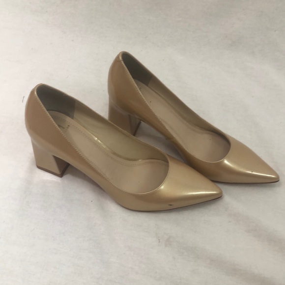 Marc Fisher Shoes - MARC FISHER LTD | Zala Pumps Patent Beige 6 M EUC